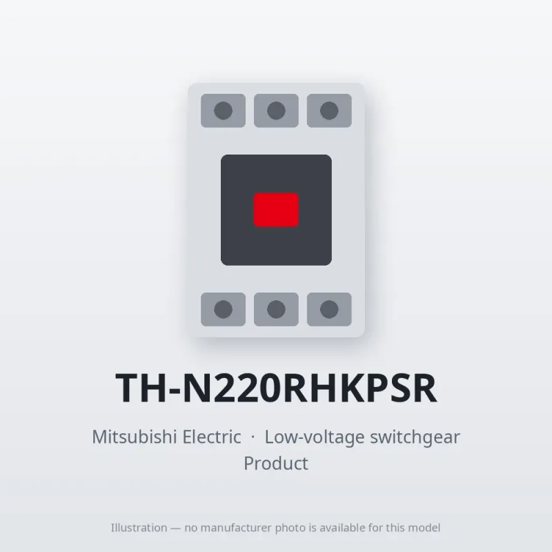 TH-N220RHKPSR Mitsubishi Low-voltage switchgear Thermal Overload Relay
