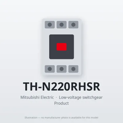 TH-N220RHSR Mitsubishi Low-voltage switchgear Thermal Overload Relay