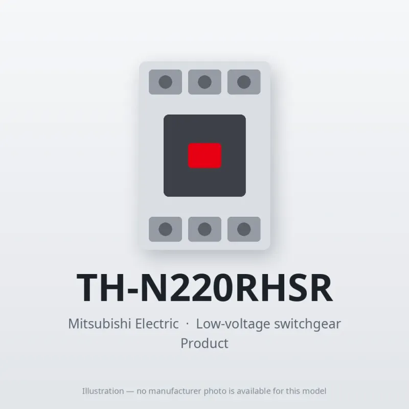 TH-N220RHSR Mitsubishi Low-voltage switchgear Thermal Overload Relay