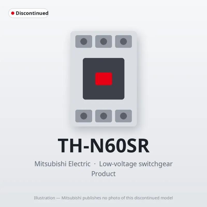 TH-N60SR Mitsubishi Low-voltage switchgear Thermal Overload Relay