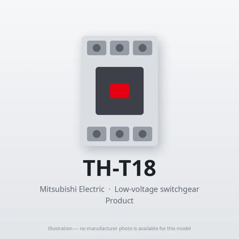 TH-T18 Mitsubishi Low-voltage switchgear Thermal Overload Relay