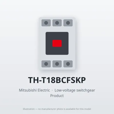 TH-T18BCFSKP Mitsubishi Low-voltage switchgear Thermal Overload Relay