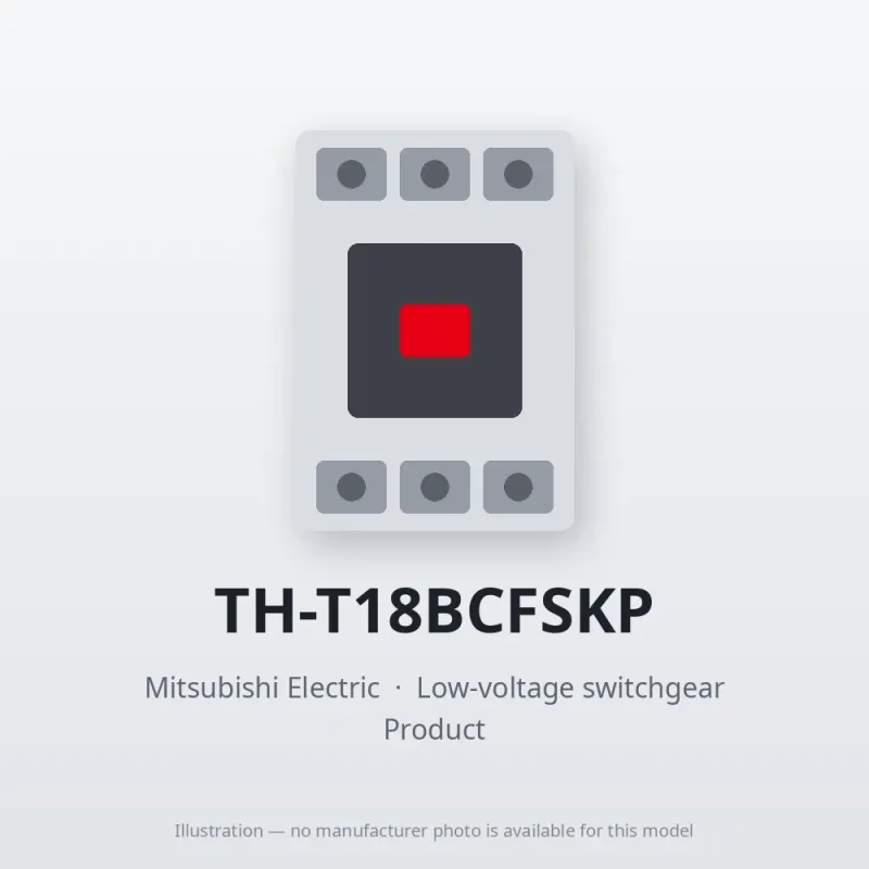 TH-T18BCFSKP Mitsubishi Low-voltage switchgear Thermal Overload Relay