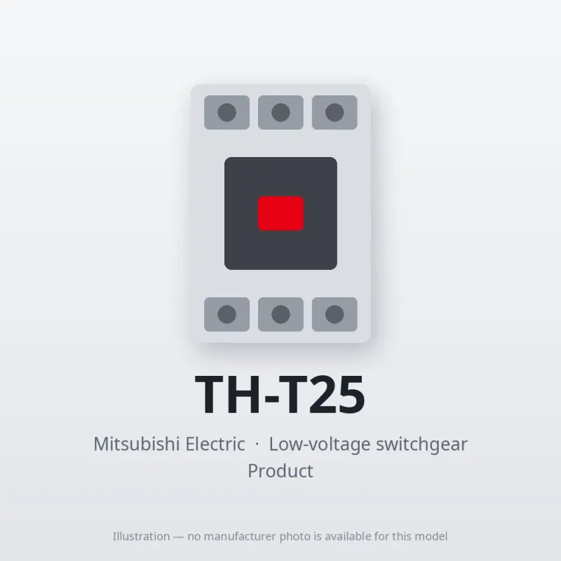 TH-T25 Mitsubishi Low-voltage switchgear Thermal Overload Relay