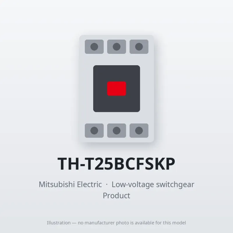 TH-T25BCFSKP Mitsubishi Low-voltage switchgear Thermal Overload Relay