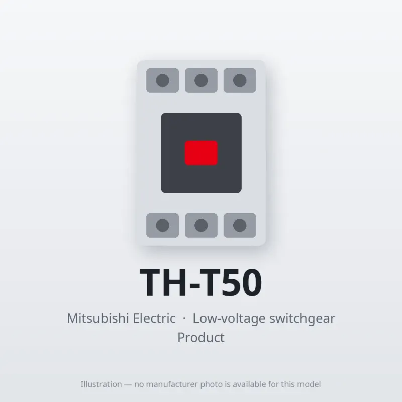 TH-T50 Mitsubishi Low-voltage switchgear Thermal Overload Relay