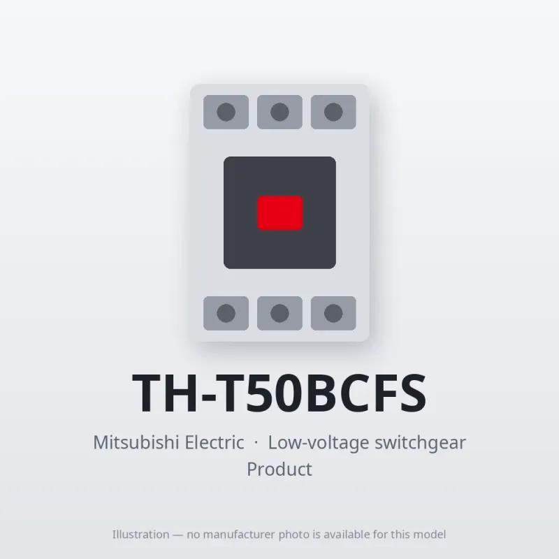 TH-T50BCFS Mitsubishi Low-voltage switchgear Thermal Overload Relay