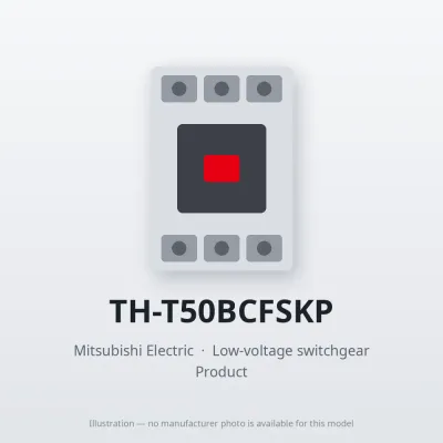 TH-T50BCFSKP Mitsubishi Low-voltage switchgear Thermal Overload Relay