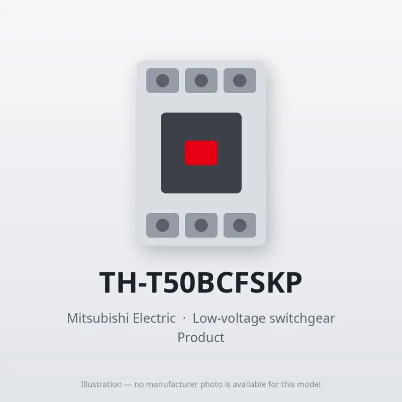 TH-T50BCFSKP Mitsubishi Low-voltage switchgear Thermal Overload Relay