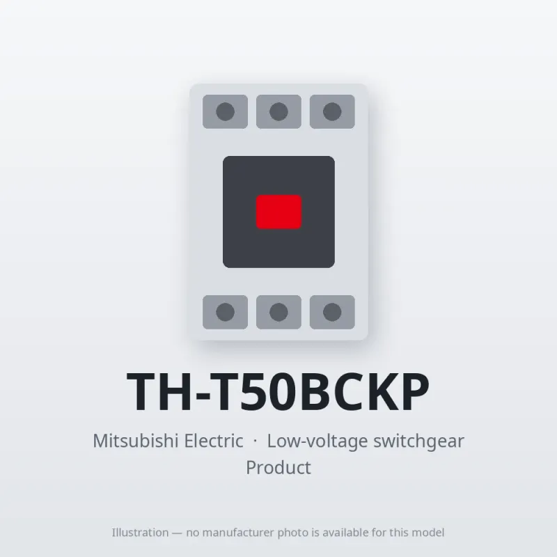 TH-T50BCKP Mitsubishi Low-voltage switchgear Thermal Overload Relay