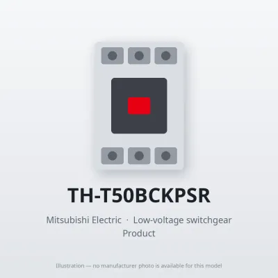 TH-T50BCKPSR Mitsubishi Low-voltage switchgear Thermal Overload Relay