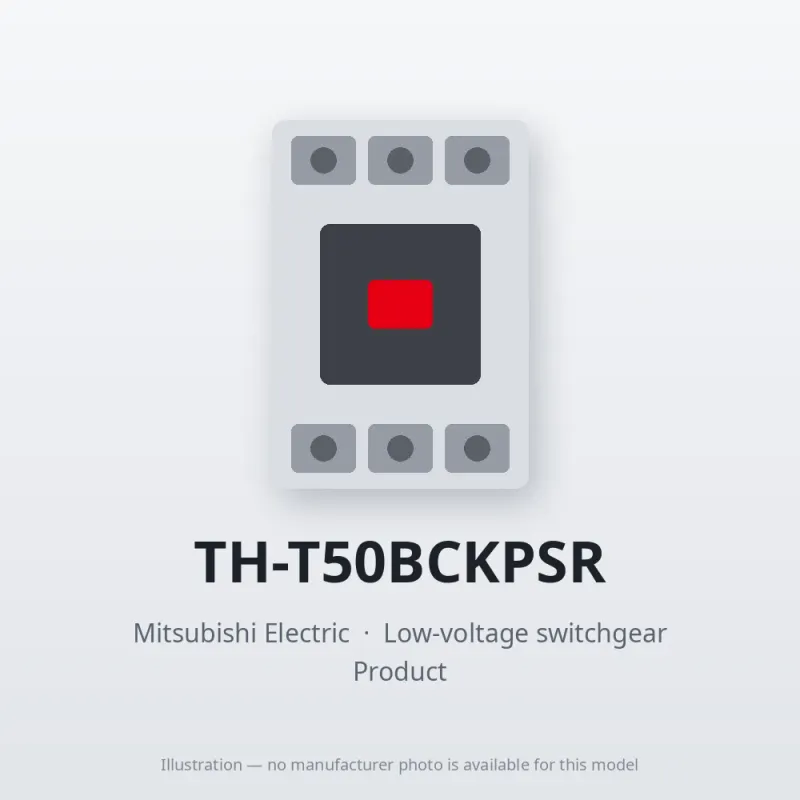 TH-T50BCKPSR Mitsubishi Low-voltage switchgear Thermal Overload Relay