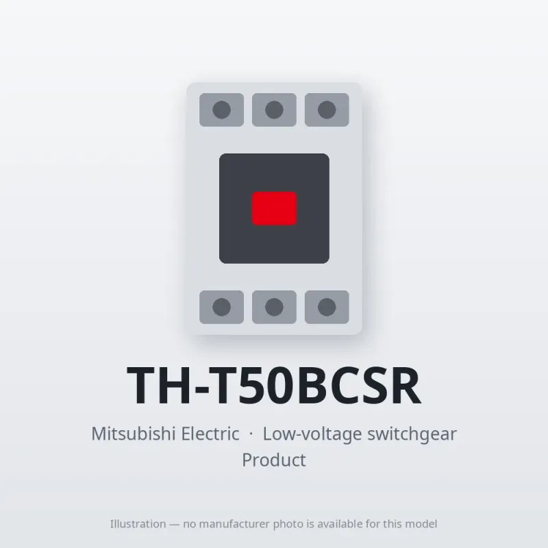TH-T50BCSR Mitsubishi Low-voltage switchgear Thermal Overload Relay