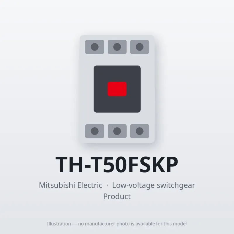 TH-T50FSKP Mitsubishi Low-voltage switchgear Thermal Overload Relay