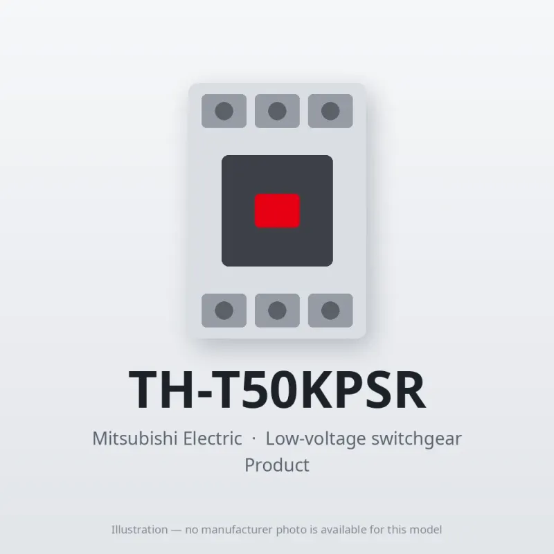 TH-T50KPSR Mitsubishi Low-voltage switchgear Thermal Overload Relay