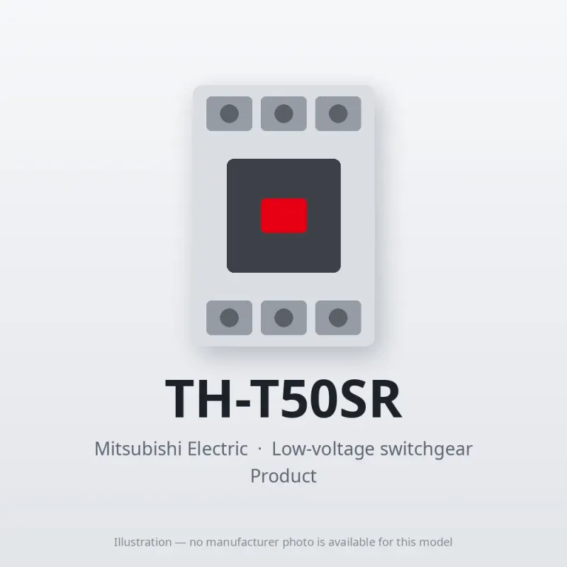 TH-T50SR Mitsubishi Low-voltage switchgear Thermal Overload Relay