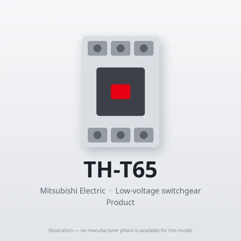 TH-T65 Mitsubishi Low-voltage switchgear Thermal Overload Relay