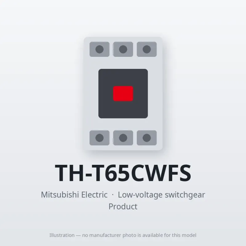 TH-T65CWFS Mitsubishi Low-voltage switchgear Thermal Overload Relay