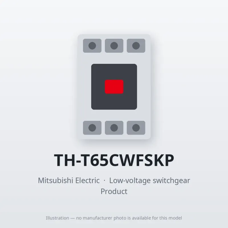 TH-T65CWFSKP Mitsubishi Low-voltage switchgear Thermal Overload Relay