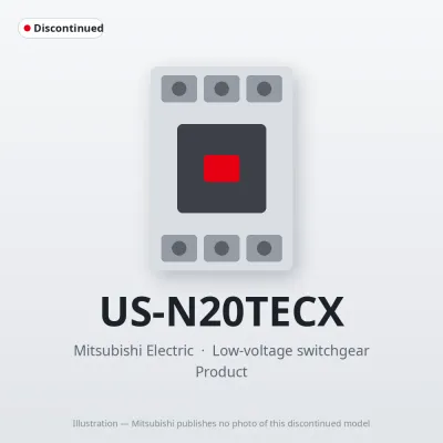 US-N20TECX Mitsubishi Low-voltage switchgear Solid State Contactor