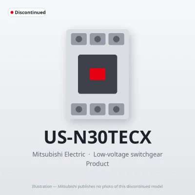 US-N30TECX Mitsubishi Low-voltage switchgear Solid State Contactor