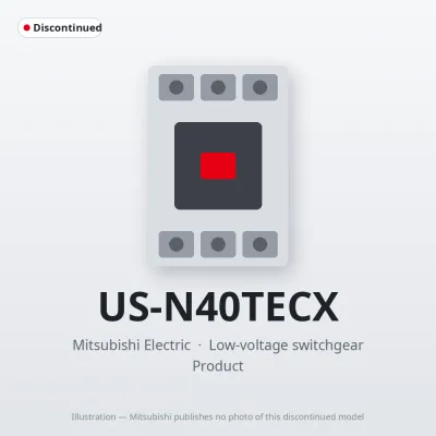 US-N40TECX Mitsubishi Low-voltage switchgear Solid State Contactor