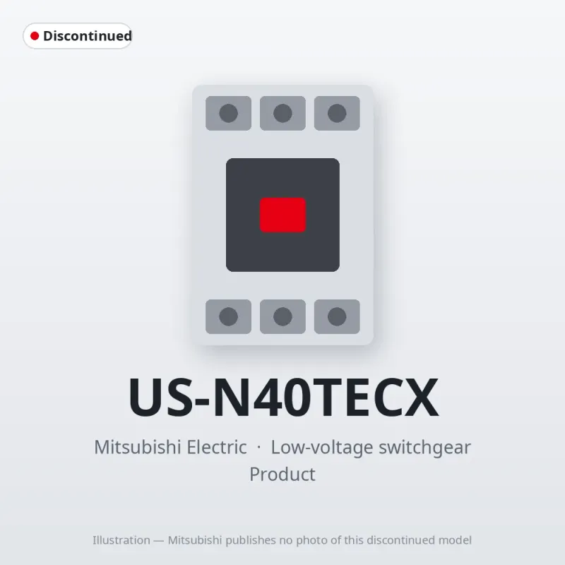 US-N40TECX Mitsubishi Low-voltage switchgear Solid State Contactor