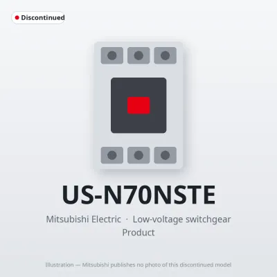 US-N70NSTE Mitsubishi Low-voltage switchgear Solid State Contactor