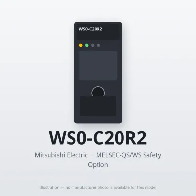 WS0-C20R2 Mitsubishi MELSEC-QS/WS Safety CPU