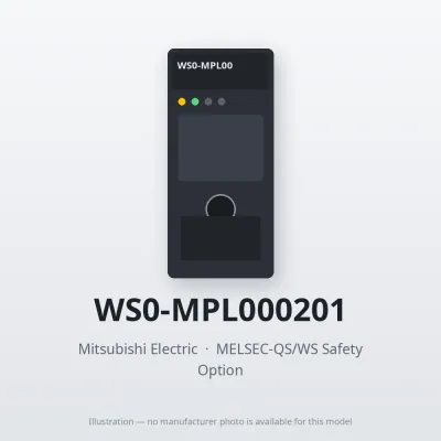 WS0-MPL000201 Mitsubishi MELSEC-QS/WS Safety CPU