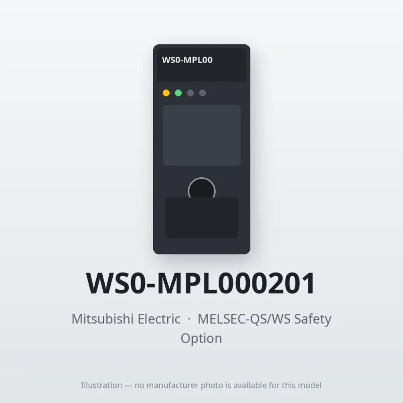 WS0-MPL000201 Mitsubishi MELSEC-QS/WS Safety CPU