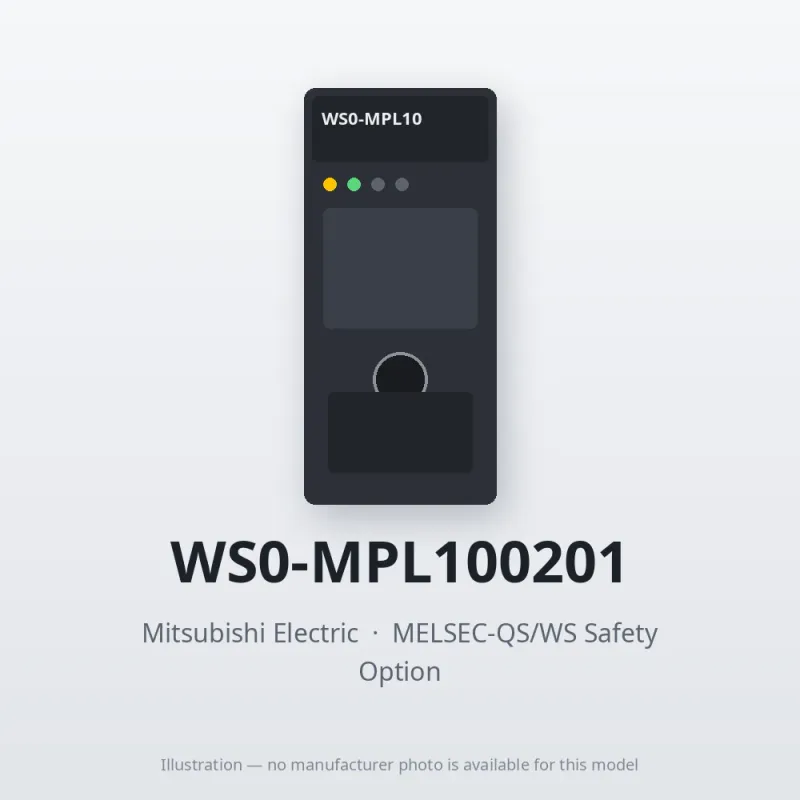 WS0-MPL100201 Mitsubishi MELSEC-QS/WS Safety CPU