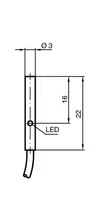 Pepperl Fuchs NBB1-3M22-E2 – Inductive sensor — photo 3 of 4