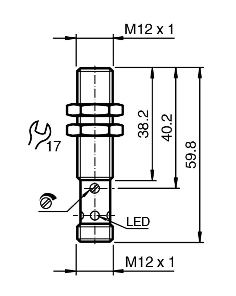 Capacitive sensor CBB4-12GH60-E2-V1 — photo 3 of 5