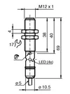 Capacitive sensor CBB4-12GH70-E2 — photo 3 of 4 Capacitive sensor CBB4-12GH70-E2 — photo 3 of 4