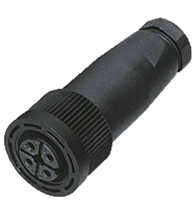 Female connector, field-attachable V18-G