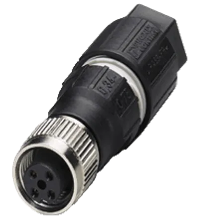 Female connector, field-attachable V1-G-Q2