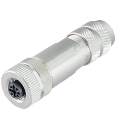 Female connector, field-attachable V1-G-ABG-PG9