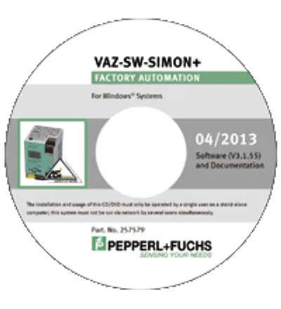 Pepperl Fuchs VAZ-SW-SIMON+ – Configuration software
