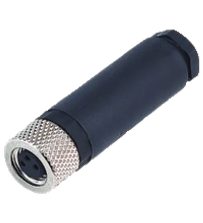 Female connector, field-attachable V3-GM