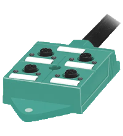 Pepperl Fuchs V1-4A-E-5M-PUR – Splitter boxes