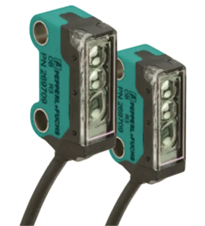Thru-beam sensor (pair) OBE1000-R3-SE2-0,2M-V31-P-L