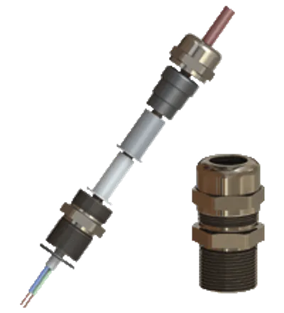 Cable Glands, Metal, for non-armored Cables CG.NA.*.*.*