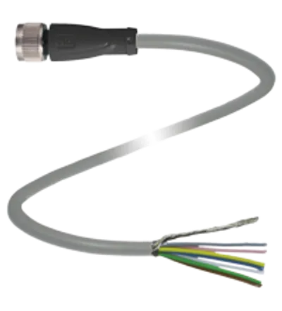 Cable socket, shielded V19-G-7,8M-PUR-ABG-Y292285