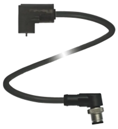Valve Connector Cordset VMC-2+P-0,6M-PUR-V1-W