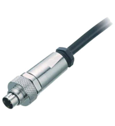 Cable connector, shielded V38S-G-10M-PUR-ABG