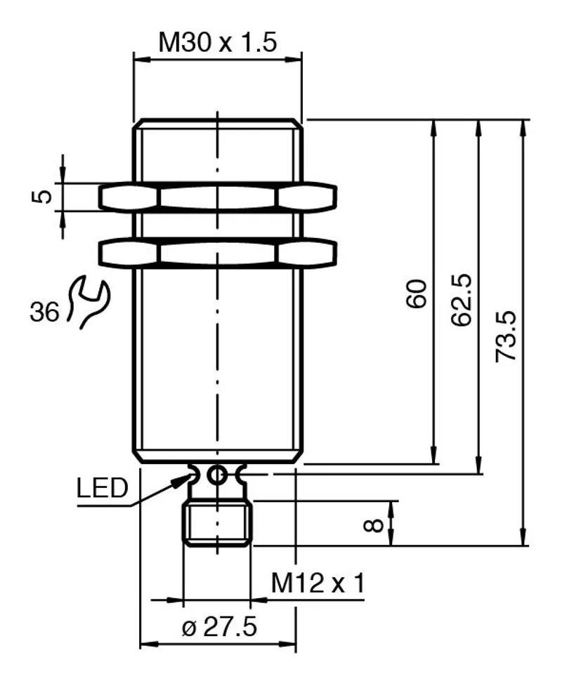 Inductive sensor NEB22-30GM60-E2-V1 — photo 3 of 5