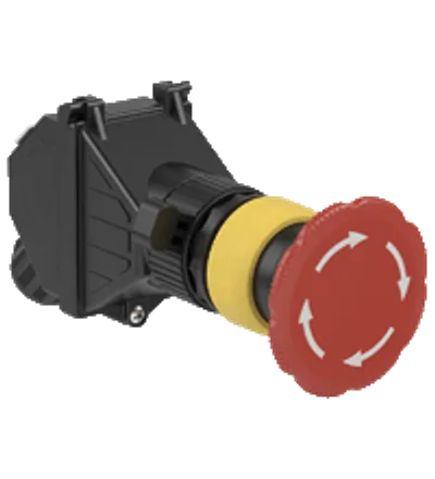 Pepperl Fuchs PMP.E5.C.02 – Control Unit Ex e, Panel Mount, Emergency Stop Button