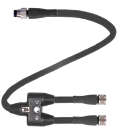 Y connection cable V3-GM-0,6M-PUR-U-T-0,15M-V31