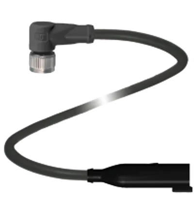 Connection cable V11-W-BK0,3M-PUR-O1-DT4P-G-Y31